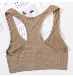 Women Tank Top Seamless Lingerie Sexy Bras Top Streetwear Crop Sports Backless Camisole Fashion Crop Top V Neck Underwear $13...