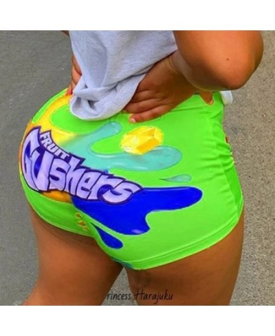 2023 Womens Shorts Thicker Than A Snickers Print Shorts Summer Casual High Waist Sexy Short Pants Outdoor $22.88 - Bottoms