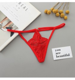 1PC Women Underwear Sexy Lace Thong Panties Elastic Underwear Mini G-string Thong Straps Sexy Lingerie Ladies Seamless Brief ...