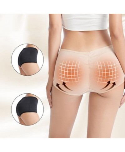 Lady Middle Waist Sexy Padding Panties Bum Padded Butt lifter Enhancer Hip Push Up Panties Underwear Seamless Panties Buttock...