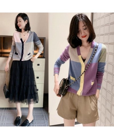 New Women's Vintage Cardigan Sweater Spring And Autumn Sweate $33.99 - Sweaters