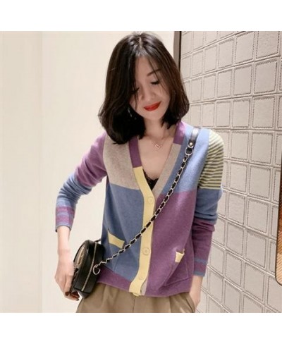 New Women's Vintage Cardigan Sweater Spring And Autumn Sweate $33.99 - Sweaters