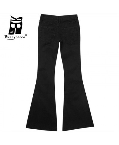 Flared Skinny Jeans Women Pants High Waist Streetwear Y2k Clothes Women's Mom Jeans E Girl Woman Trousers Denim Pants Ladies ...