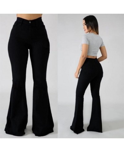 Flared Skinny Jeans Women Pants High Waist Streetwear Y2k Clothes Women's Mom Jeans E Girl Woman Trousers Denim Pants Ladies ...