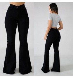 Flared Skinny Jeans Women Pants High Waist Streetwear Y2k Clothes Women's Mom Jeans E Girl Woman Trousers Denim Pants Ladies ...