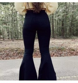 Flared Skinny Jeans Women Pants High Waist Streetwear Y2k Clothes Women's Mom Jeans E Girl Woman Trousers Denim Pants Ladies ...