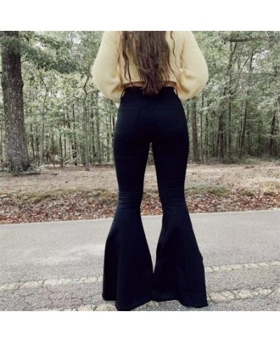 Flared Skinny Jeans Women Pants High Waist Streetwear Y2k Clothes Women's Mom Jeans E Girl Woman Trousers Denim Pants Ladies ...