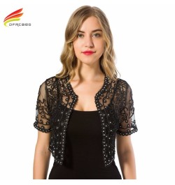 Women Basic Coat 2022 Summer Style Women Perspective Shawl Fashion Hollow Out Lace Boleros Short Sleeve Coats Jackets Female ...