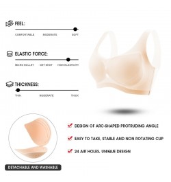 Women Underwear Seamless Bra Push Up Bralette Padded Bra Wireless Bras Plus Large Big Size Ultra Thin Breathable Sports $24.5...