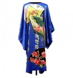 Blue Ladies Robe Summer Pajamas Chinese Women Rayon Sleepwear Kimono Bath Gown Nightgown Kaftan Yukata One Size M01 $32.14 - ...