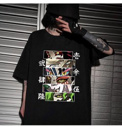 2023 Hot Anime Demon Slayer Upper Moons T-Shirt Anime Harajiku Casual Loose Man Woman T Shirts $23.37 - Tops & Tees