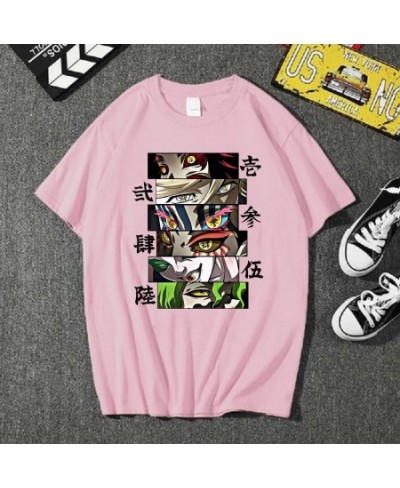 2023 Hot Anime Demon Slayer Upper Moons T-Shirt Anime Harajiku Casual Loose Man Woman T Shirts $23.37 - Tops & Tees