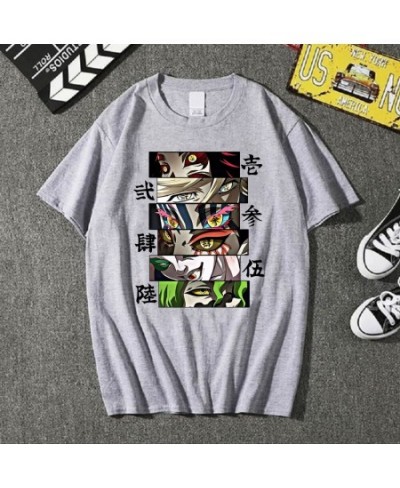 2023 Hot Anime Demon Slayer Upper Moons T-Shirt Anime Harajiku Casual Loose Man Woman T Shirts $23.37 - Tops & Tees