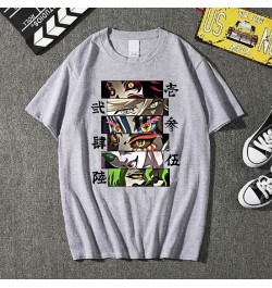 2023 Hot Anime Demon Slayer Upper Moons T-Shirt Anime Harajiku Casual Loose Man Woman T Shirts $23.37 - Tops & Tees