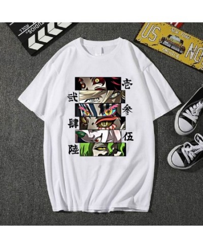 2023 Hot Anime Demon Slayer Upper Moons T-Shirt Anime Harajiku Casual Loose Man Woman T Shirts $23.37 - Tops & Tees