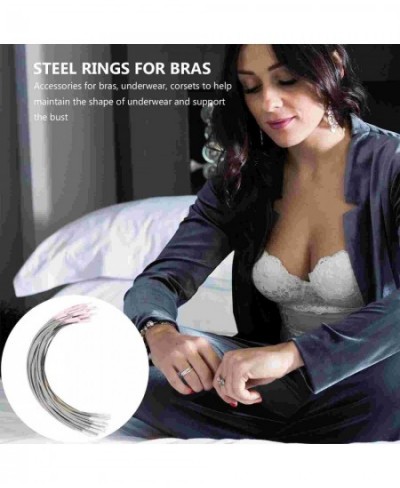 25 Pairs Ladies Bras Underwire Accessory Lady Parts Support Ring Women Stainless Steel Replacement Rims $22.42 - Underwear