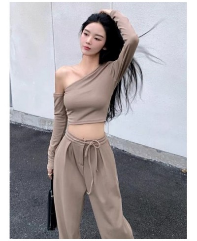 Female Clothes 2 Pieces Set Lady Suit Womens Streetwear Sexy Two Piece Matching Outfits 2023 Suit for Women Pants Set Y2K $51...