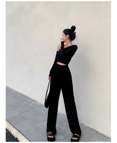 Female Clothes 2 Pieces Set Lady Suit Womens Streetwear Sexy Two Piece Matching Outfits 2023 Suit for Women Pants Set Y2K $51...