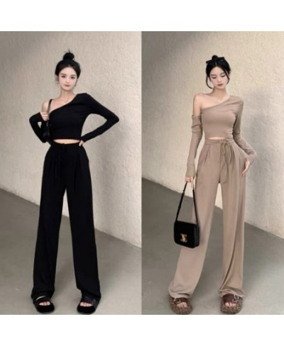 Female Clothes 2 Pieces Set Lady Suit Womens Streetwear Sexy Two Piece Matching Outfits 2023 Suit for Women Pants Set Y2K $51...