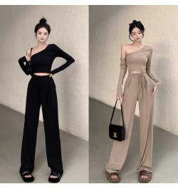 Female Clothes 2 Pieces Set Lady Suit Womens Streetwear Sexy Two Piece Matching Outfits 2023 Suit for Women Pants Set Y2K $51...