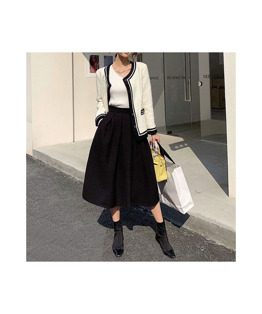 Streetwear High Waist Solid Color Long Skirts for Women Fashion 2023 Korean Women's Clothes Loose Fashion A-line Skirt 2023 $...