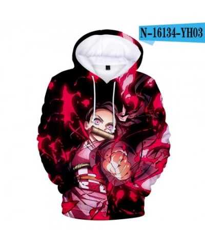 2022 Anime Demon Slayer Men's Hoodie Tanjiro Print Printing Double Color Hoodies Sweatshirt Harajuku Streetwear Tops $37.66 -...
