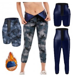 Women Sauna Pants Camouflage Waist Trainer Body Shaper Belly Slimming Leggings Reducing Girdles Corset Shapewear Workout $24....