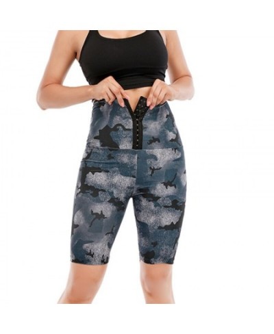 Women Sauna Pants Camouflage Waist Trainer Body Shaper Belly Slimming Leggings Reducing Girdles Corset Shapewear Workout $24....