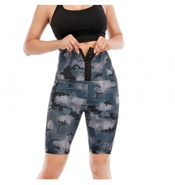 Women Sauna Pants Camouflage Waist Trainer Body Shaper Belly Slimming Leggings Reducing Girdles Corset Shapewear Workout $24....