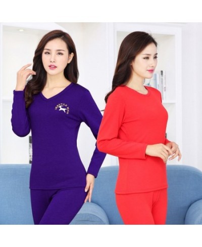 New Women Autumn & Winter Thickened Super Flexible Thermal Underwear Female Cotton Sweater and Wool Warm Long Johns Sets $57....