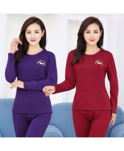 New Women Autumn & Winter Thickened Super Flexible Thermal Underwear Female Cotton Sweater and Wool Warm Long Johns Sets $57....