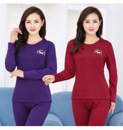 New Women Autumn & Winter Thickened Super Flexible Thermal Underwear Female Cotton Sweater and Wool Warm Long Johns Sets $57....