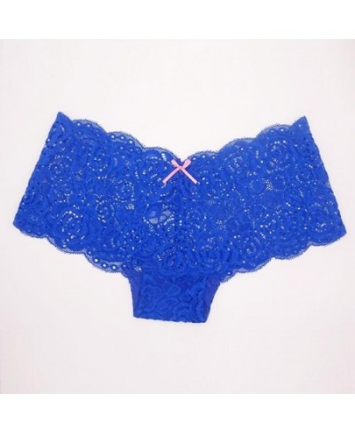 2022 Lingerie Ladies Underwear M-XL Sexy Transparent Lace Boyshort Women Panties $12.09 - Underwear