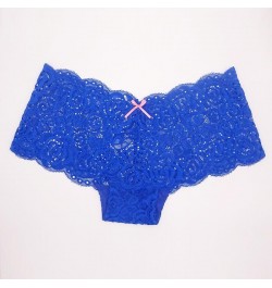 2022 Lingerie Ladies Underwear M-XL Sexy Transparent Lace Boyshort Women Panties $12.09 - Underwear