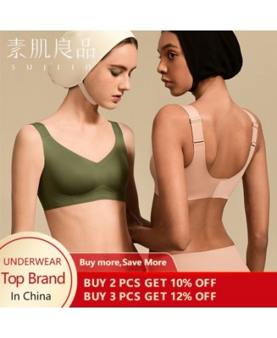 Wireless Seamless Bras for Women Underwear Minimizer Invisible Padded Push Up Bras Comfortable Soft Support Bralette Bh $57.2...