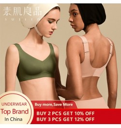 Wireless Seamless Bras for Women Underwear Minimizer Invisible Padded Push Up Bras Comfortable Soft Support Bralette Bh $57.2...