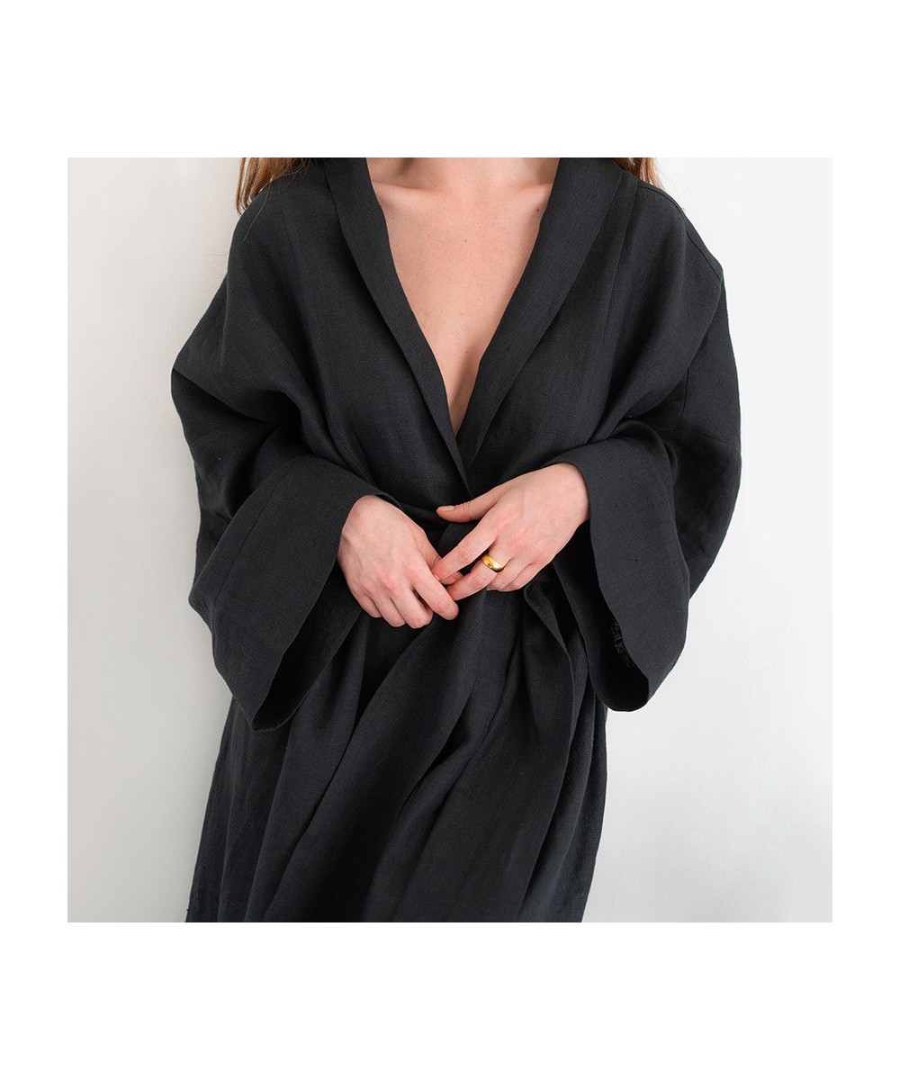 Cotton Home Robes For Women Long Robe Costume Sleepwear Vintage Female Lounge Wear Pijama Robe Cotton Linen Homme Robe $49.68...