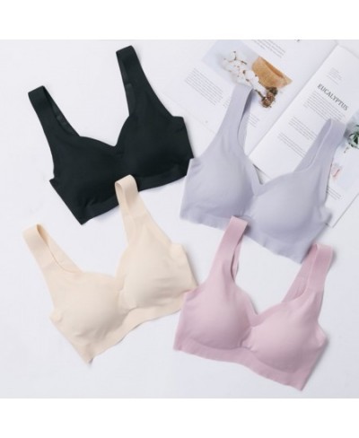 Sports Thin Vest without Steel Ring One-piece Comfortable Casual Sleeping Girl Underwear $38.81 - Underwear