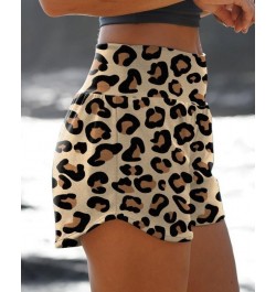 Women Fashion Print Shorts Summer Print Skull Leopard Print High Waist Shorts Beach Loose Casual Biker Shorts Push Up Short $...