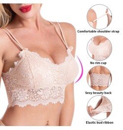 Lace Bra Top Women Push up Sexy Lingerie Wireless Plus Size Bralette Strapless Wrapped Chest Underwear Femme Crop Tank 2023 $...