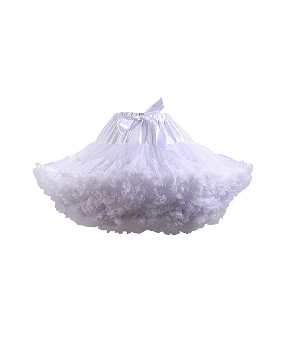 Petticoats Wedding Bridal Crinoline Lady Girls Underskirt for Party White Blue Black Ballet Dance Skirt Tutu $31.24 - Skirts