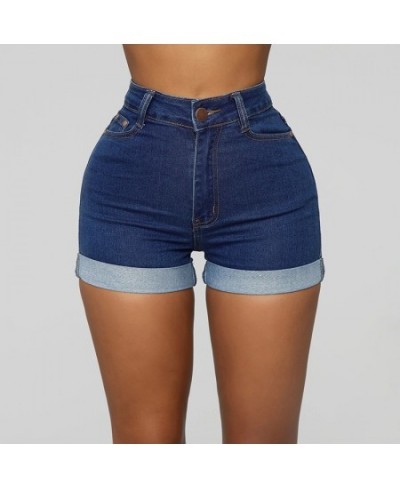 Echoine Denim Shorts Women Hight Waist Skinny Bodycon Stretch Jeans Street Fashion Casual Gilrs Short Pants Club Jeans Pants ...