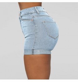 Echoine Denim Shorts Women Hight Waist Skinny Bodycon Stretch Jeans Street Fashion Casual Gilrs Short Pants Club Jeans Pants ...