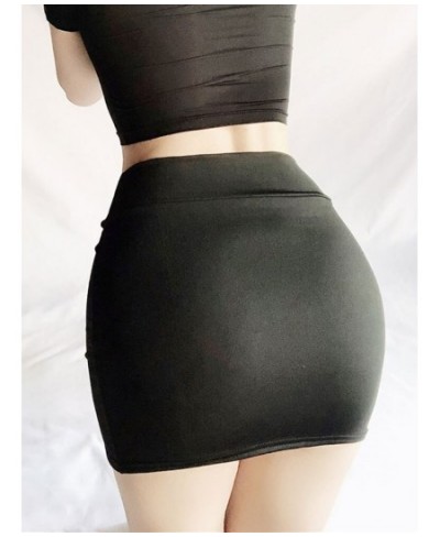 Korean Fashion Summer Mini Skirt For Women Kawaii Short Skirt Stain Clothes Female Thin Tight Skirts Lift Butt Club Outfits $...