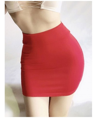 Korean Fashion Summer Mini Skirt For Women Kawaii Short Skirt Stain Clothes Female Thin Tight Skirts Lift Butt Club Outfits $...