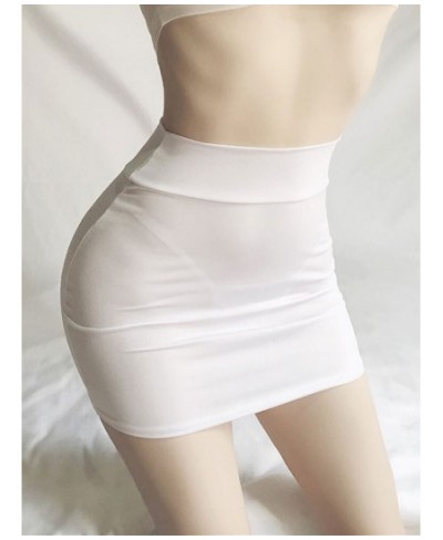 Korean Fashion Summer Mini Skirt For Women Kawaii Short Skirt Stain Clothes Female Thin Tight Skirts Lift Butt Club Outfits $...