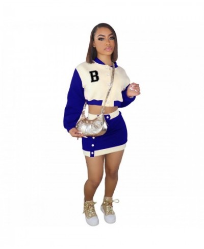 Plus Size Women Sets Letter Baseball Jackets And Dresses 2022 Fall Two Piece Set Female Winter Designer Cloth Casual Outwear ...