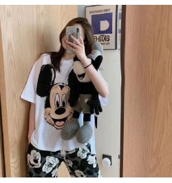 2022 Style Pajamas Summer Style Cartoon Mickey WeChat Internet Celebrity Short Sleeve Trousers Japanese Style Home Wear $35.5...