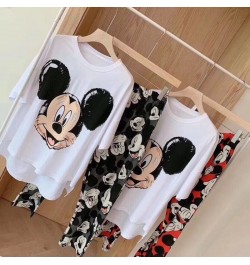 2022 Style Pajamas Summer Style Cartoon Mickey WeChat Internet Celebrity Short Sleeve Trousers Japanese Style Home Wear $35.5...