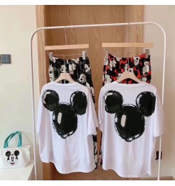 2022 Style Pajamas Summer Style Cartoon Mickey WeChat Internet Celebrity Short Sleeve Trousers Japanese Style Home Wear $35.5...